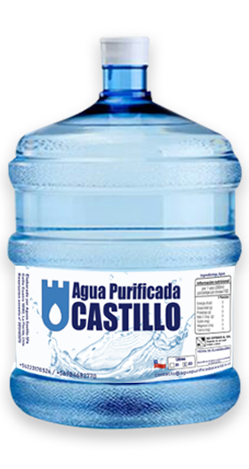 Envase vacío de 20 litros Agua Purificada Castillo